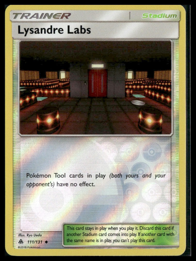 Lysandre Labs #111/131 Reverse Holo Forbidden Light LP