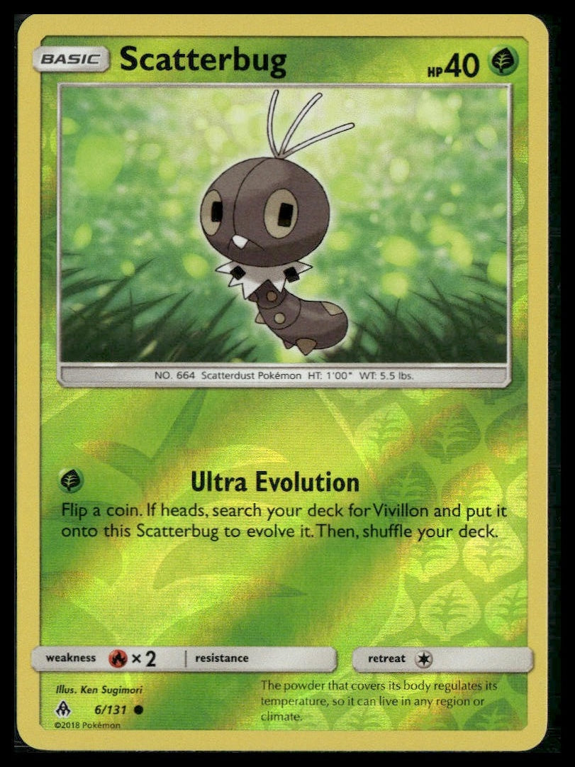 Scatterbug #6/131 Reverse Holo Forbidden Light LP