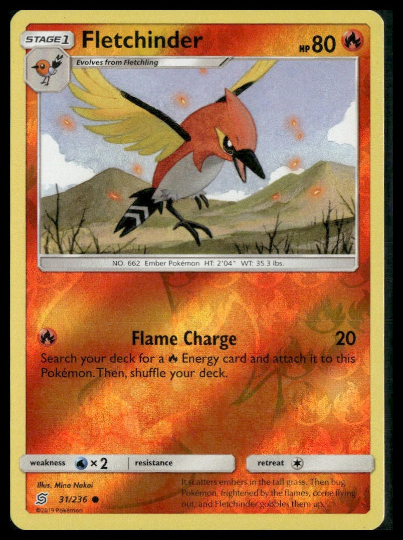 Fletchinder #31/236 Reverse Holo Unified Minds LP
