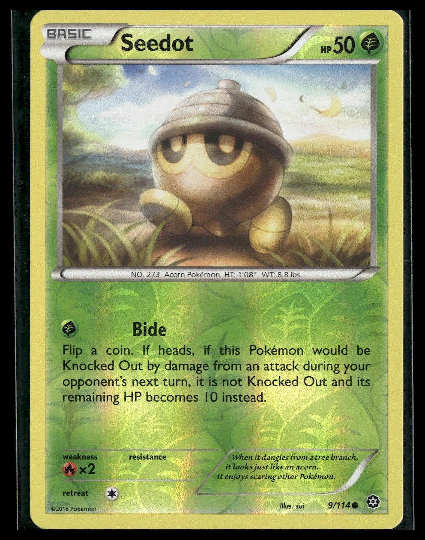Seedot #9/114 Reverse Holo Steam Siege LP
