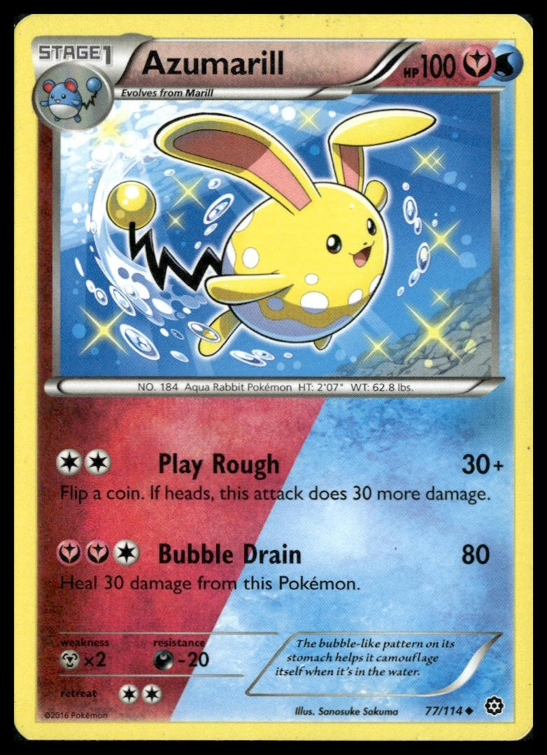 Azumarill #77/114 Steam Siege LP