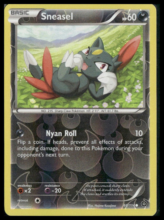 Sneasel #60/114 Reverse Holo Steam Siege LP