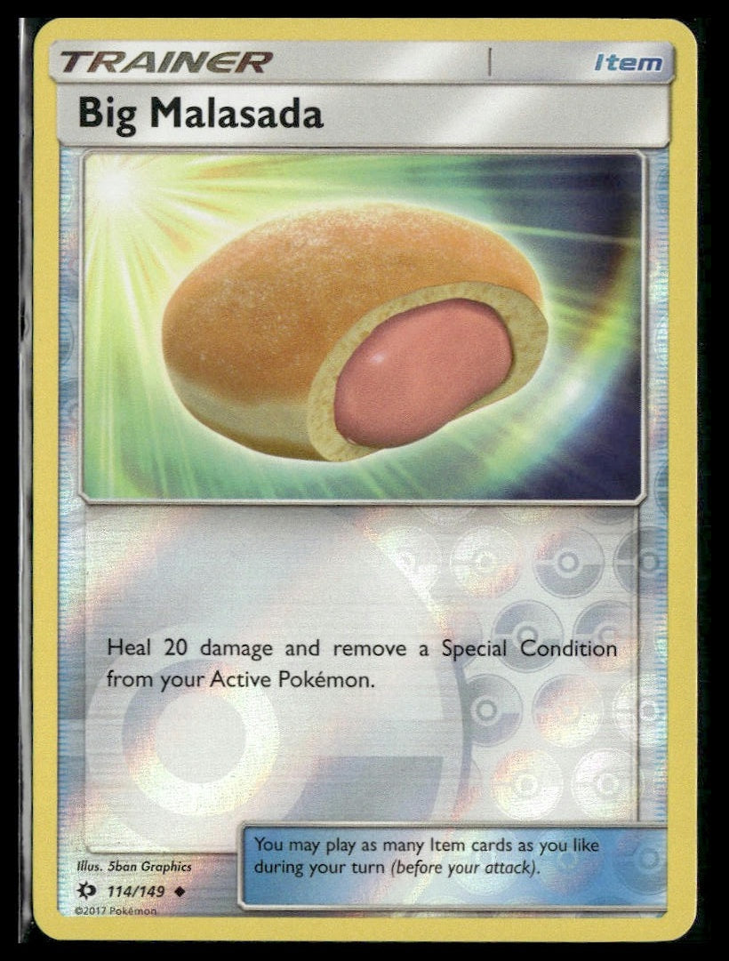 Big Malasada #114/149 Reverse Holo Sun & Moon LP