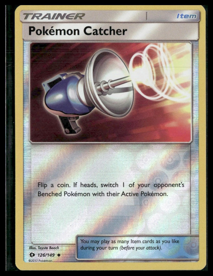 Pokemon Catcher #126/149 Reverse Holo Sun & Moon LP
