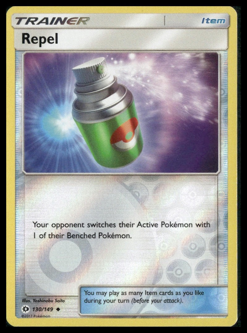 Repel #130/149 Reverse Holo Sun & Moon LP