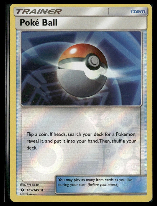 Poke Ball #125/149 Reverse Holo Sun & Moon LP
