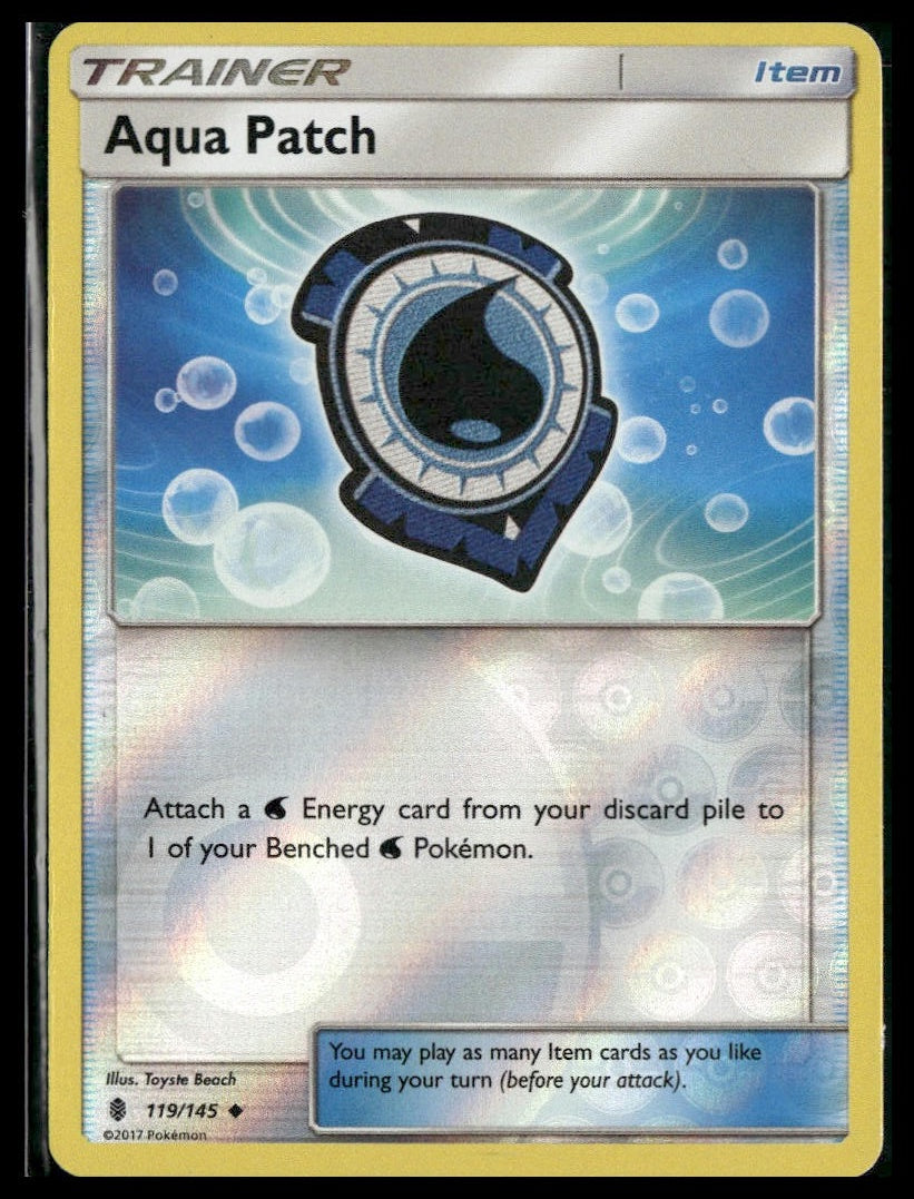 Aqua Patch #119/145 Guardians Rising LP