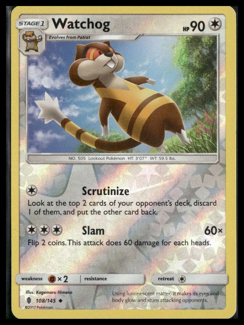 Watchog #108/145 Reverse Holo Guardians Rising LP