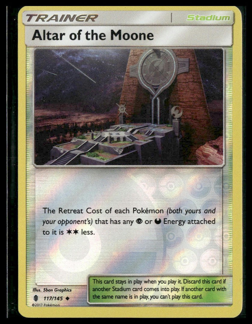 Altar of the Moone #117/145 Reverse Holo Guardians Rising LP