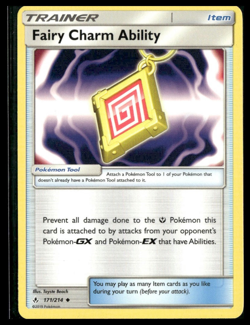 Fairy Charm Ability #171/214 Unbroken Bonds LP