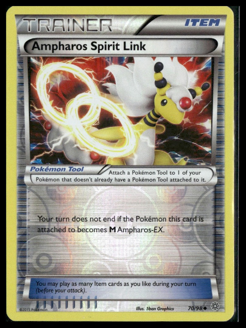 Ampharos Spirit Link #70/98 Reverse Holo Ancient Origins LP
