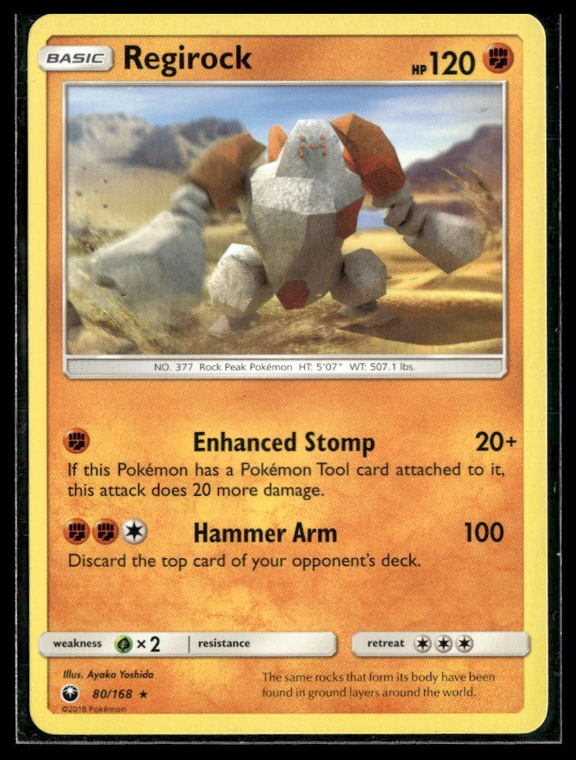 Regirock #80/168 Celestial Storm LP