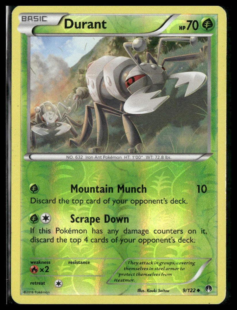 Durant #9/122 Reverse Holo BREAKpoint LP