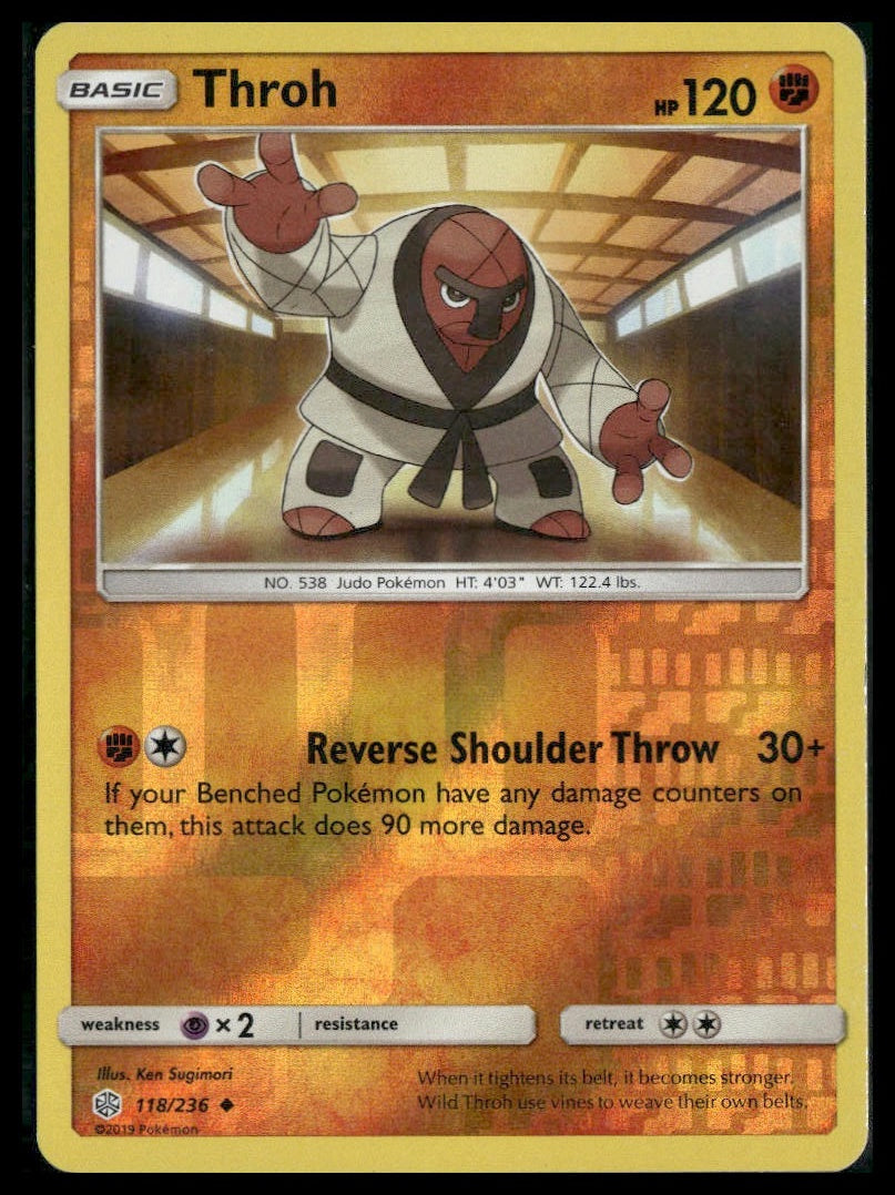 Throh #118/236 Reverse Holo Cosmic Eclipse LP