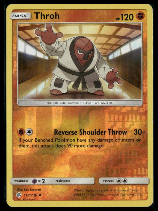 Throh #118/236 Reverse Holo Cosmic Eclipse LP
