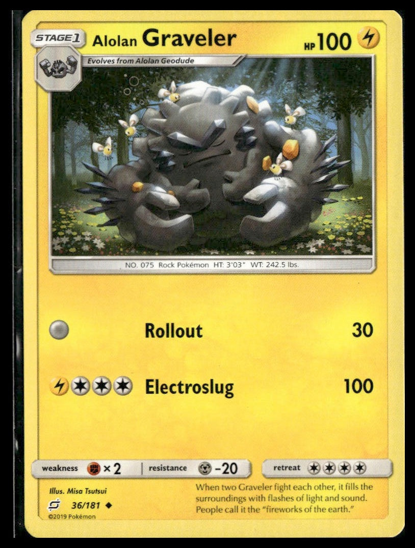 Alolan Graveler #36/181 Team Up LP
