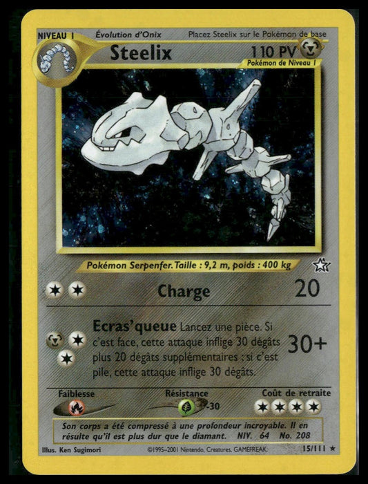 Steelix #015/111 French Neo Genesis LP
