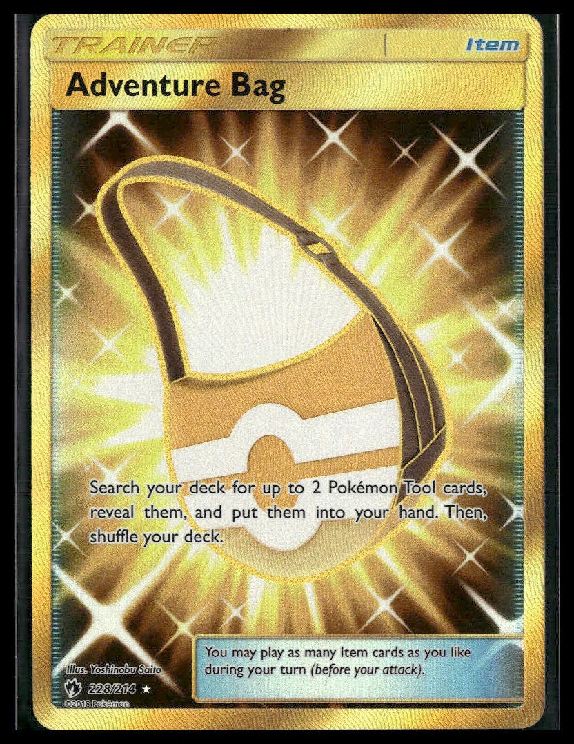 Adventure Bag (Secret) #228/214 SM - Lost Thunder LP