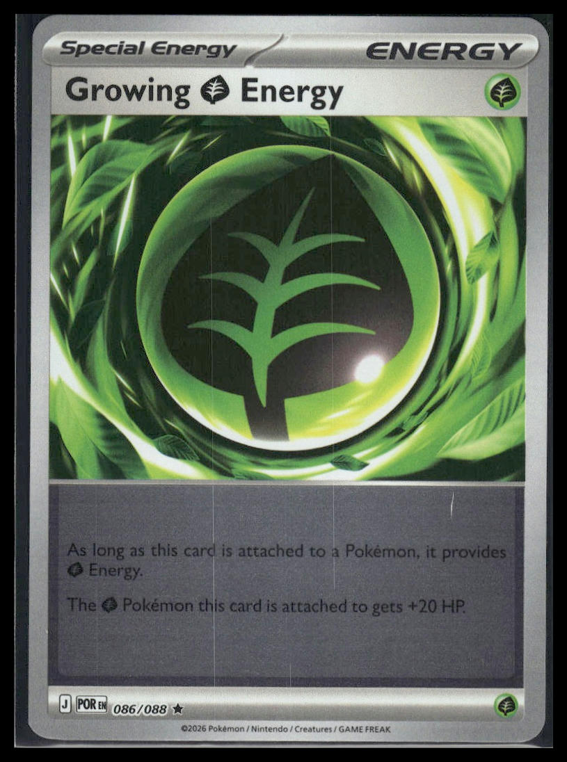 Growing Energy #086/088 Reverse Holo Perfect Order VLP