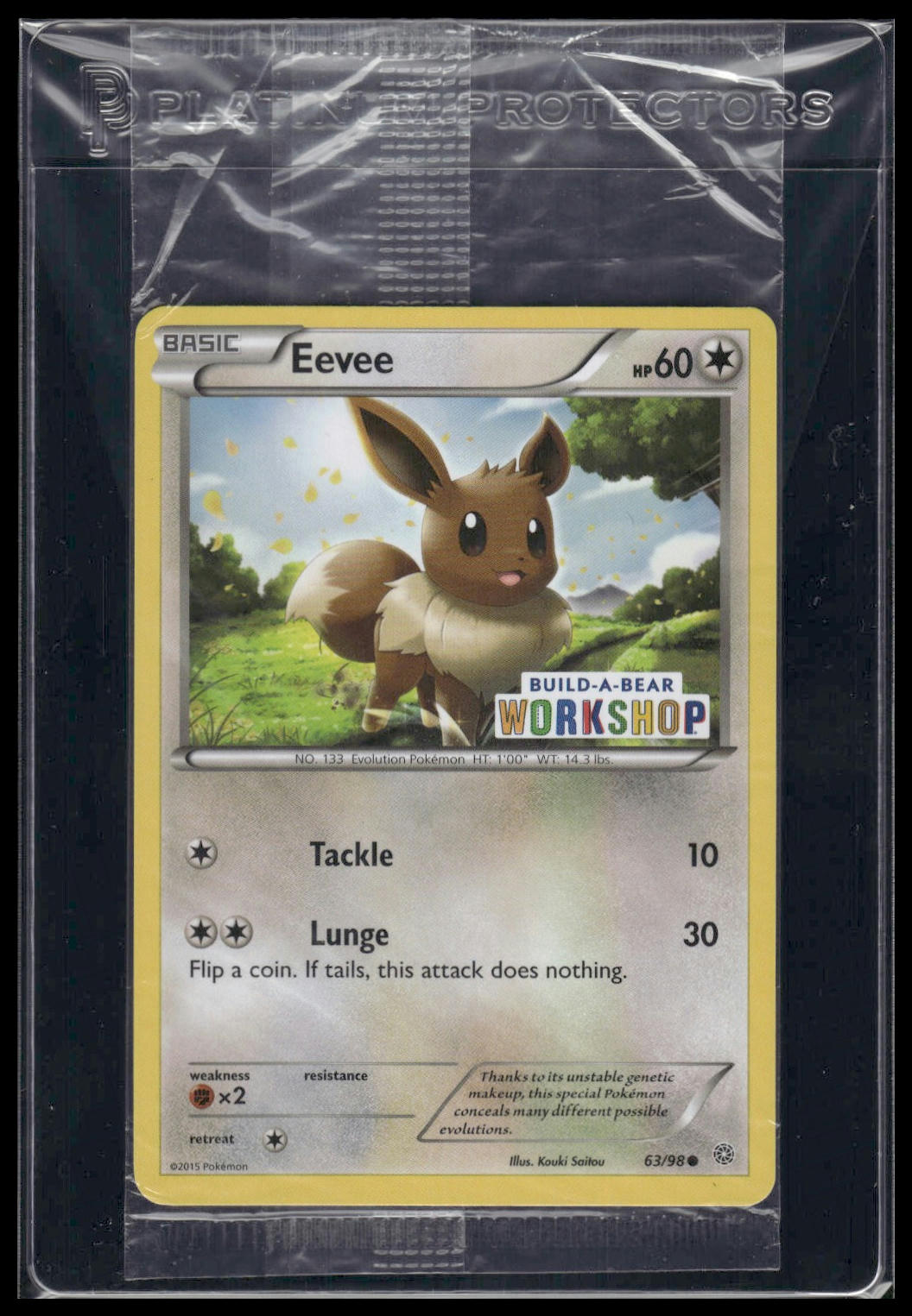 Eevee #63/98 SEALED Build-A-Bear VLP