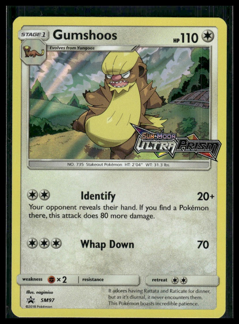 Gumshoos #SM97 STAMPED Ultra Prism Promo LP