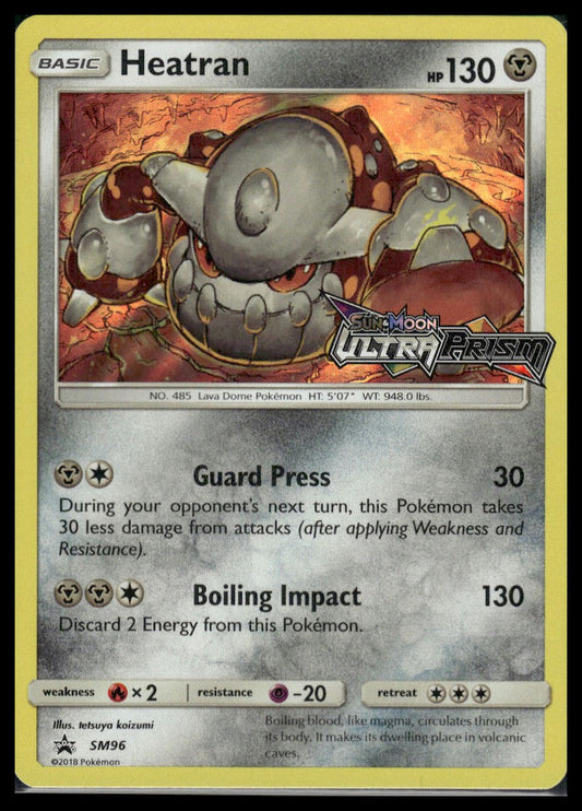 Heatran #SM96 STAMPED Ultra Prism Promo LP