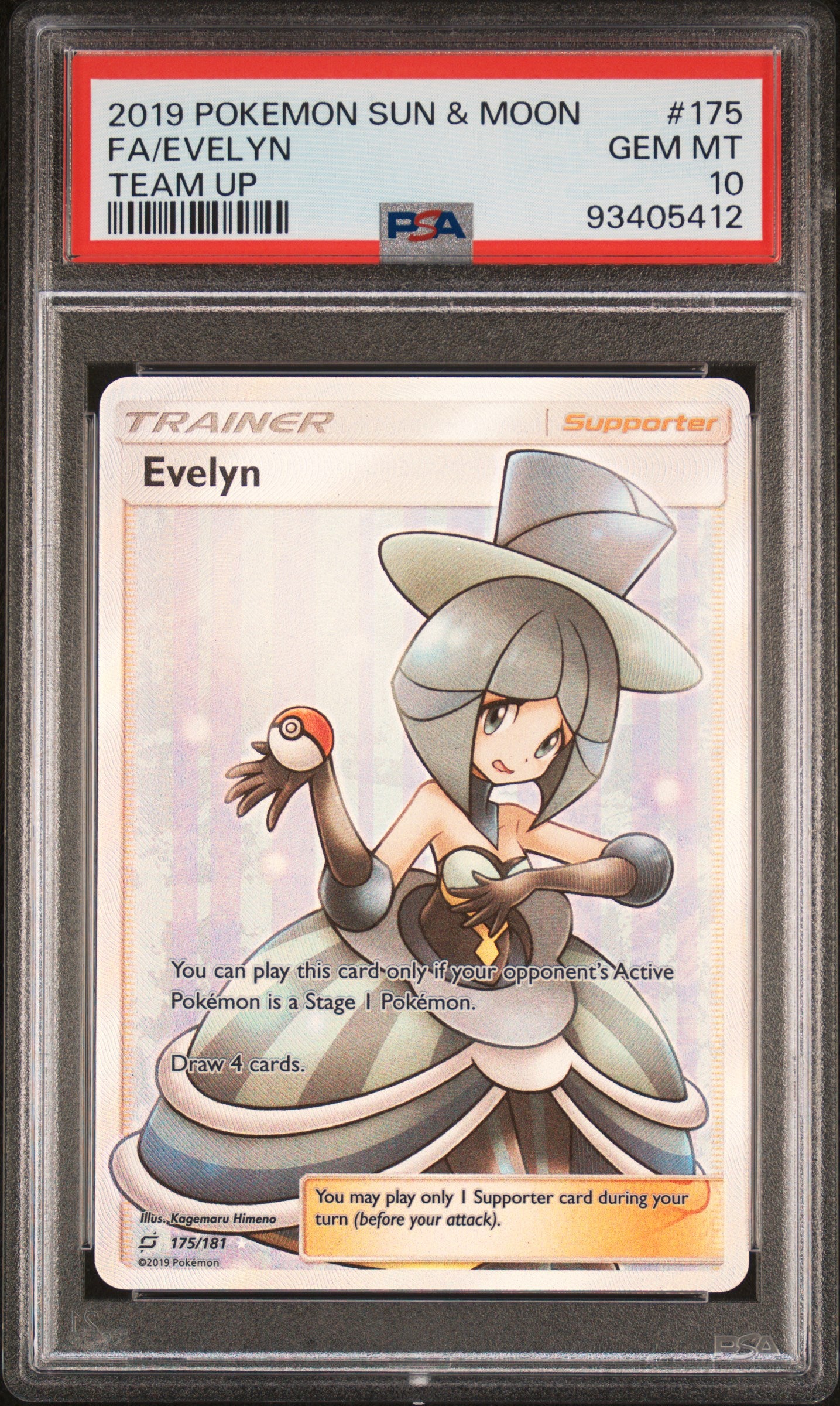 PSA 10 Evelyn #175 Team Up