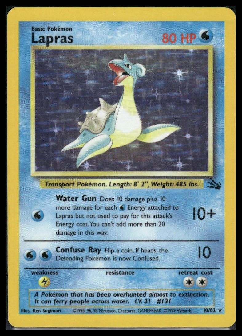 Lapras #10/62 Fossil MP