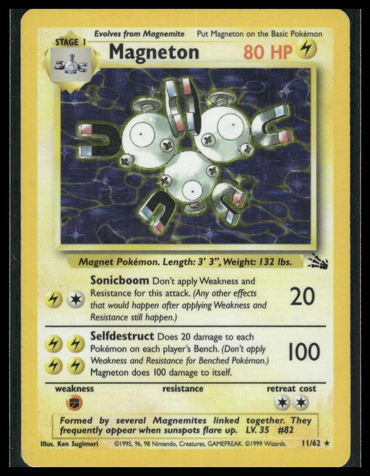 Magneton #11/62 Fossil MP