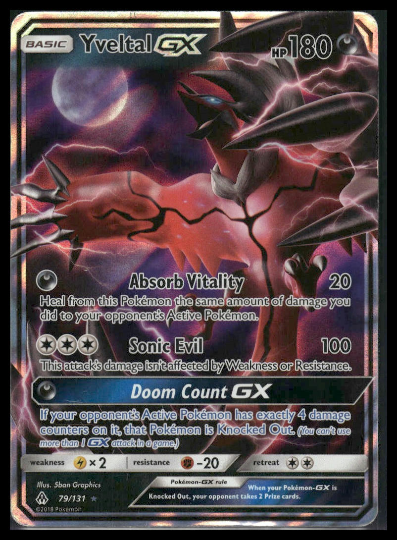 Yveltal GX #79/131 SM - Forbidden Light MP
