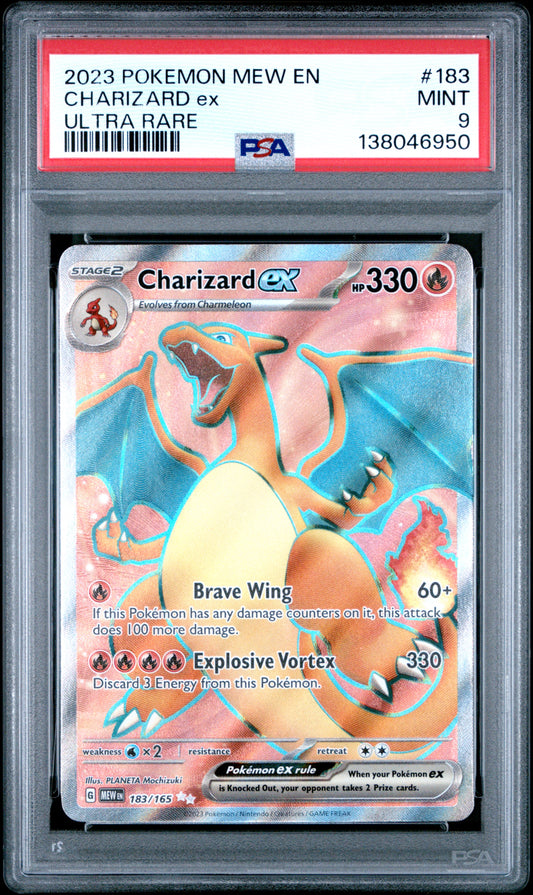 PSA 9 Charizard ex #183 151