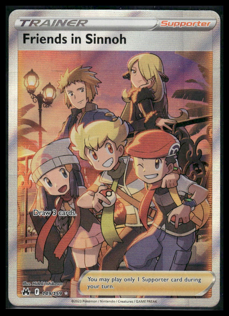 Friends in Sinnoh (Full Art) #149/159 Crown Zenith VLP