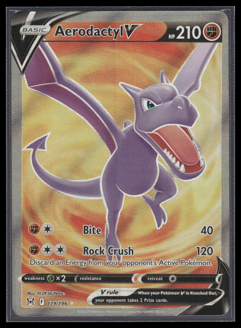 Aerodactyl V (Full Art) #179/196 Lost Origin NM