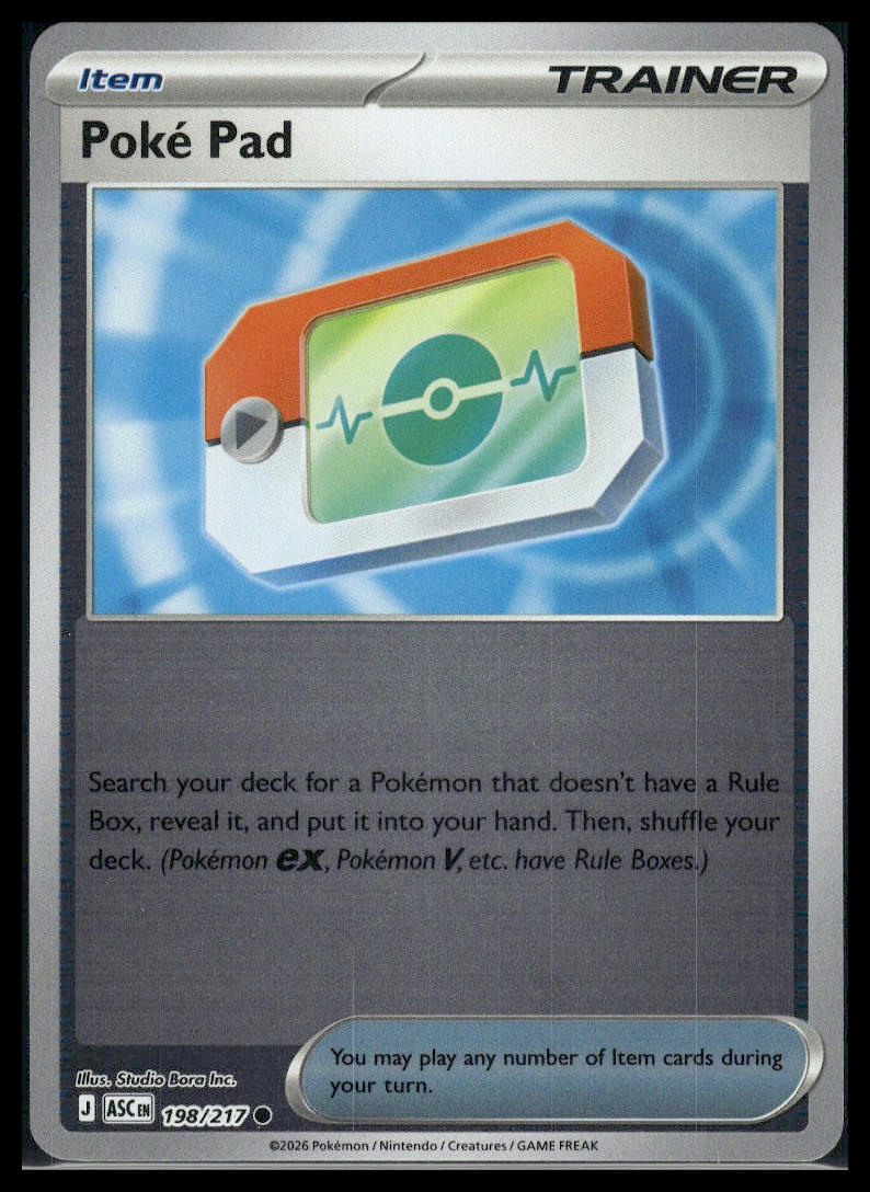 Poke Pad #198/217 Reverse Holo Ascended Heroes VLP