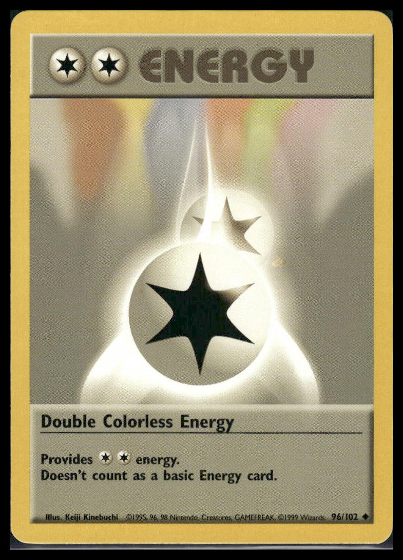 Double Colorless Energy #096/102 Base Set LP
