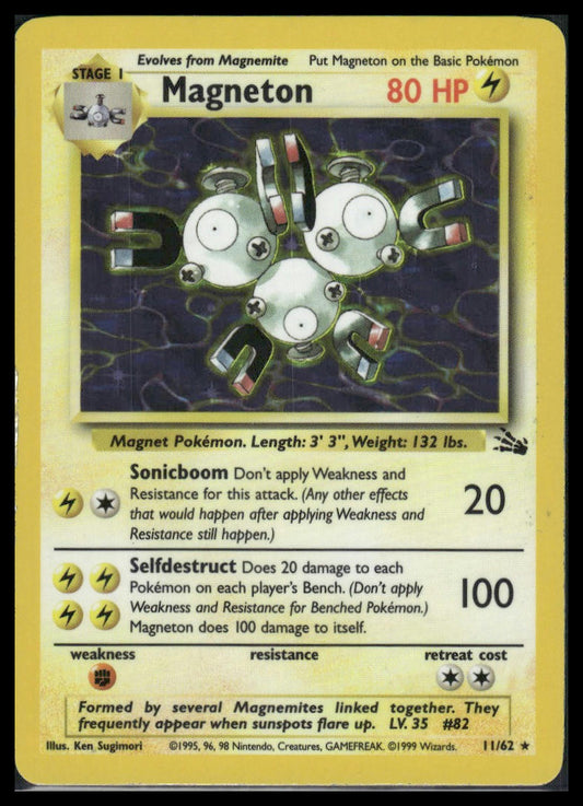 Magneton #11/62 Fossil MP