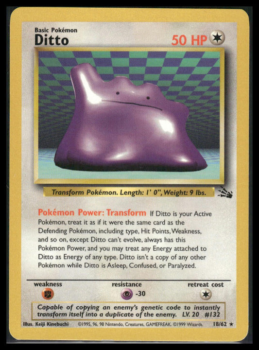 Ditto #18/62 Fossil LP