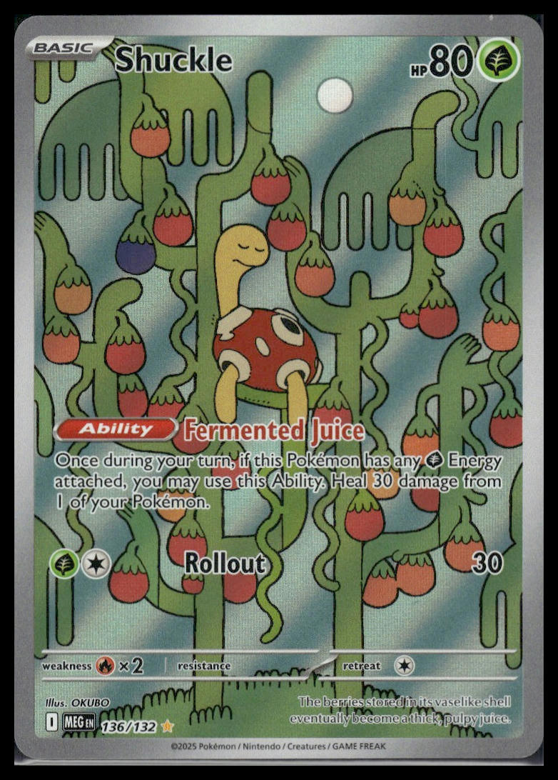 Shuckle #136/132 Mega Evolution NM