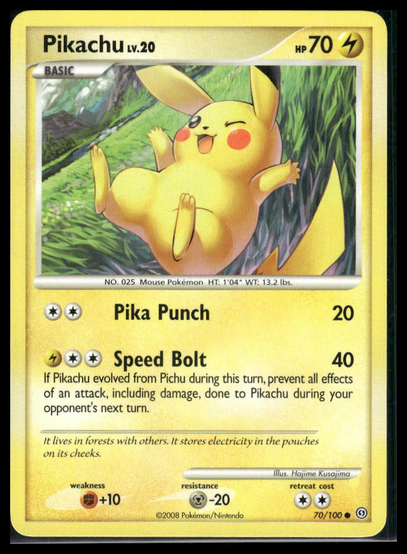 Pikachu #70/100 Stormfront LP