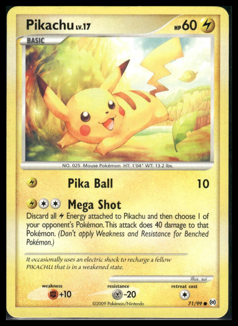 Pikachu #71/99 Arceus LP