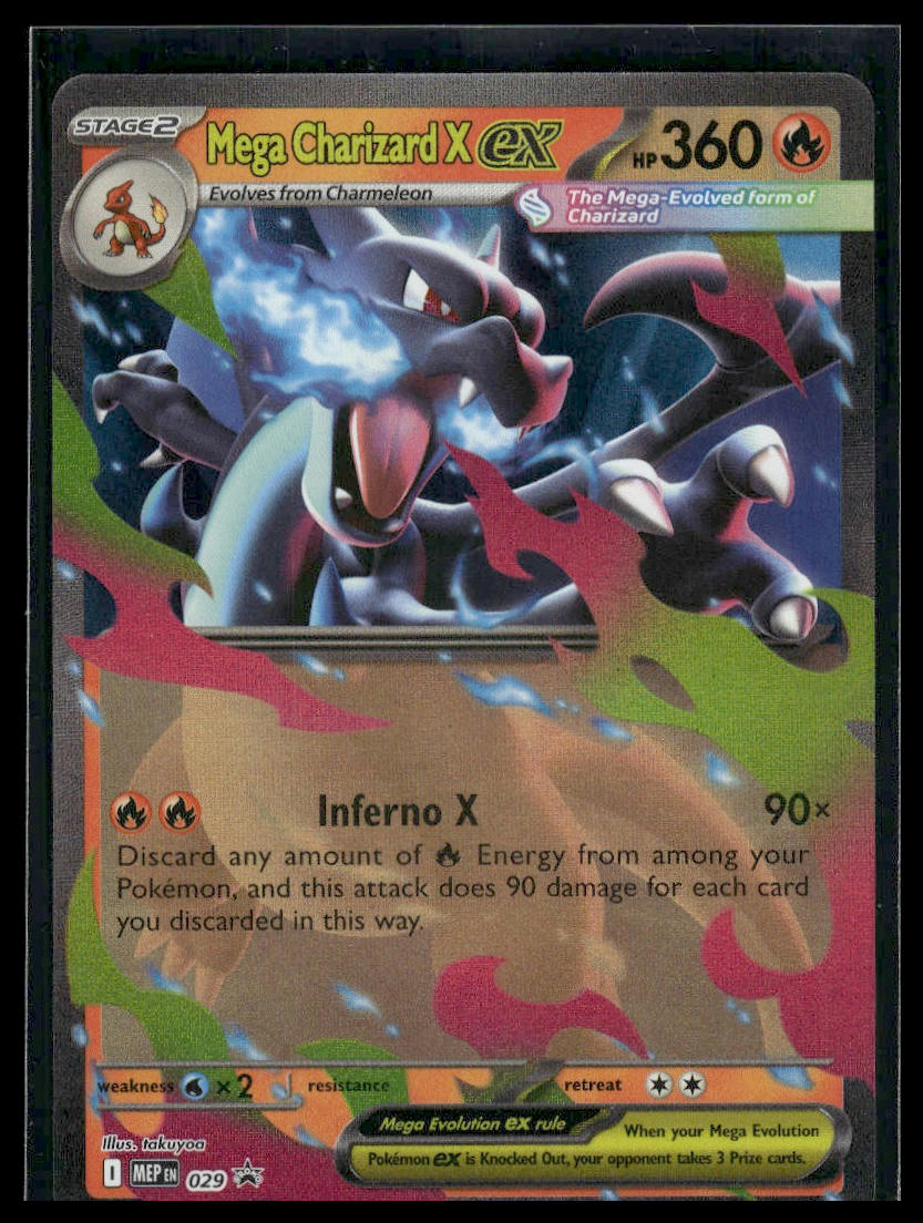Mega Charizard X ex #029 Mega Evolution Promo NM