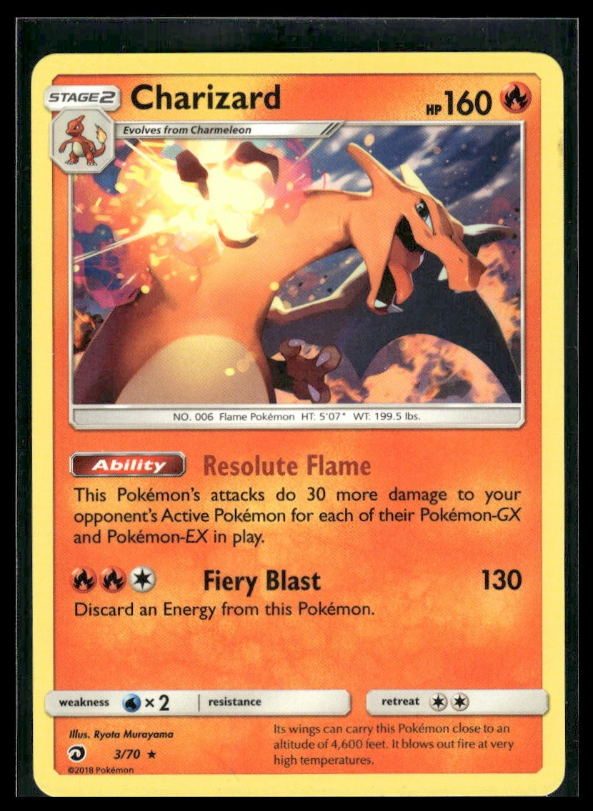 Charizard #003/070 Dragon Majesty LP