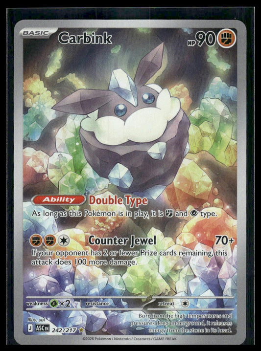 Carbink #242/217 Ascended Heroes NM