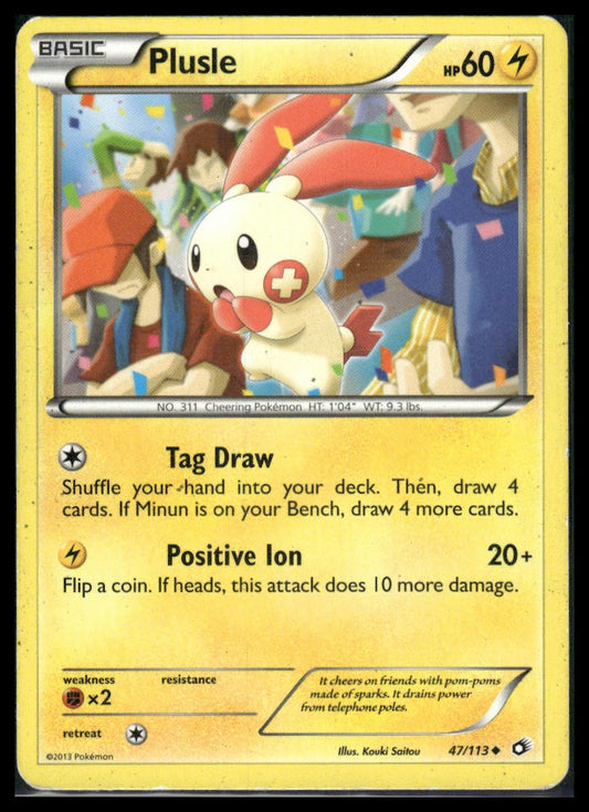 Plusle #47/113 Legendary Treasures MP