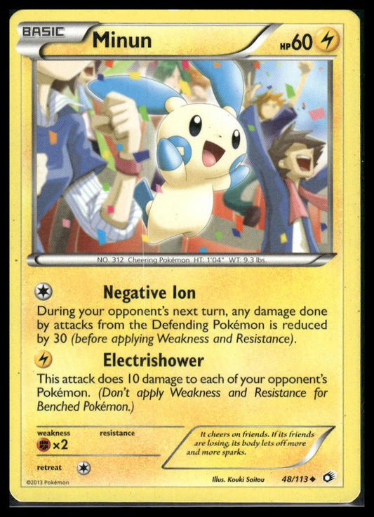Minun #48/113 Legendary Treasures MP
