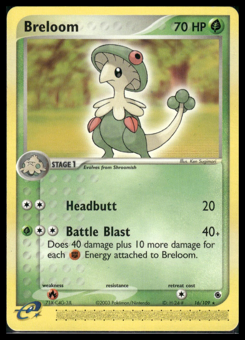 Breloom #16/109 Ruby and Sapphire LP
