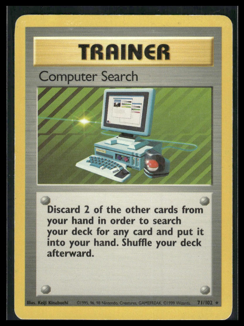 Computer Search #071/102 Base Set MP
