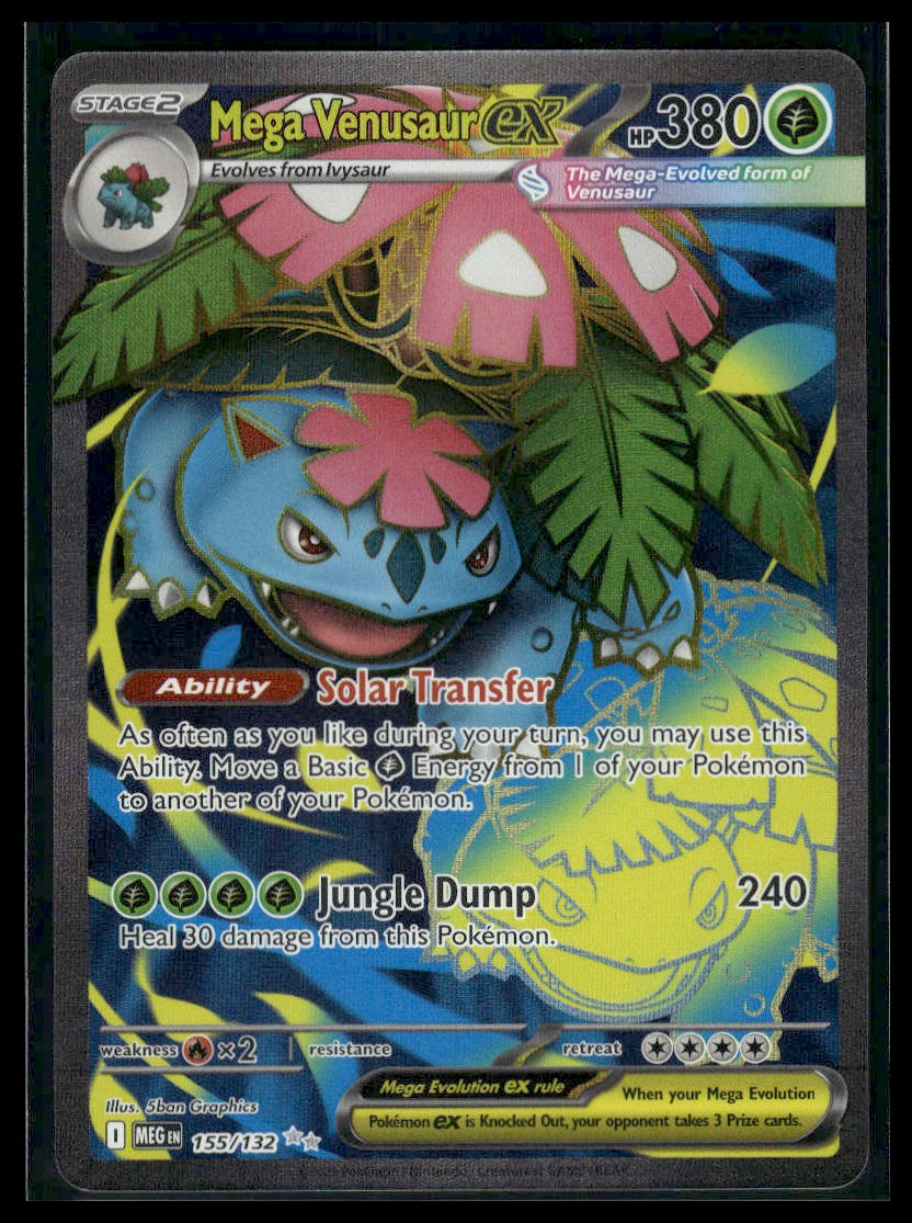 Mega Venusaur ex #155/132 Mega Evolution LP