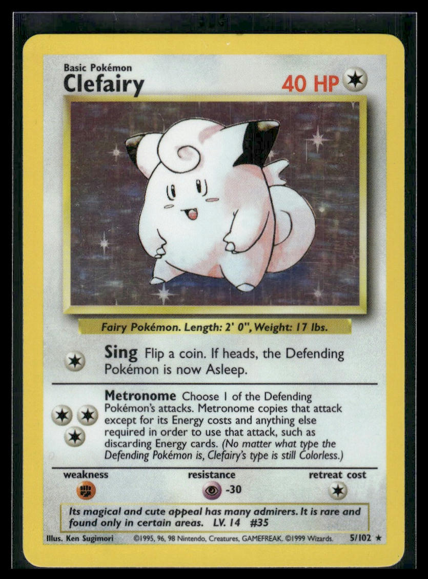 Clefairy #005/102 Base Set LP
