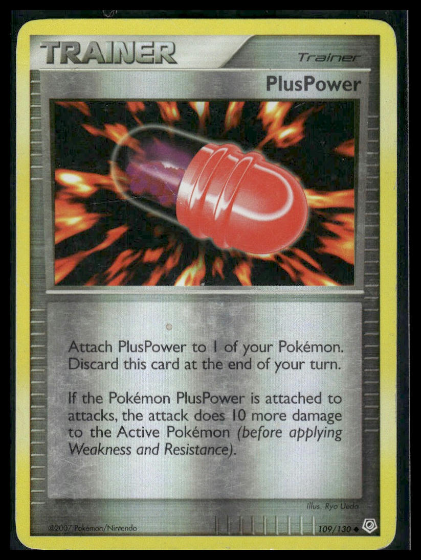 PlusPower #109/130 Reverse Holo Diamond and Pearl LP